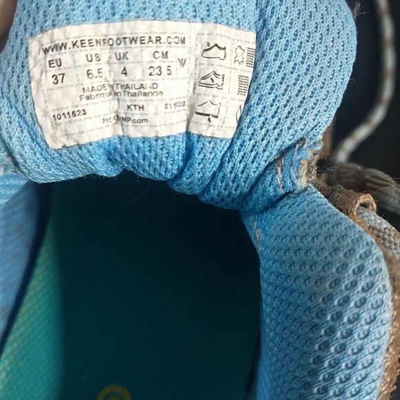 Keen Women's SZ 6.5 Voyageur Hiking Shoes 1011523 Brindle Alaskan Blue. - Picture 6 of 9